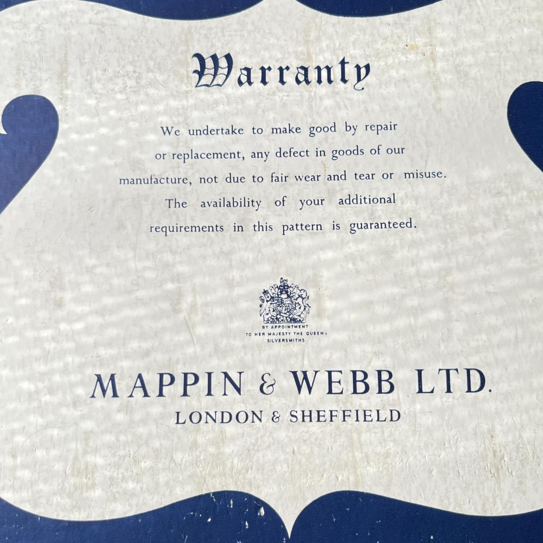 【Mappin & Webb】 アールデコ カトラリーセット 12本組 マッピン