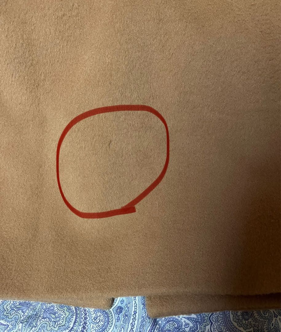 新品タグ付YOKO CHANバックパールコートYCC-625-242キャメル38