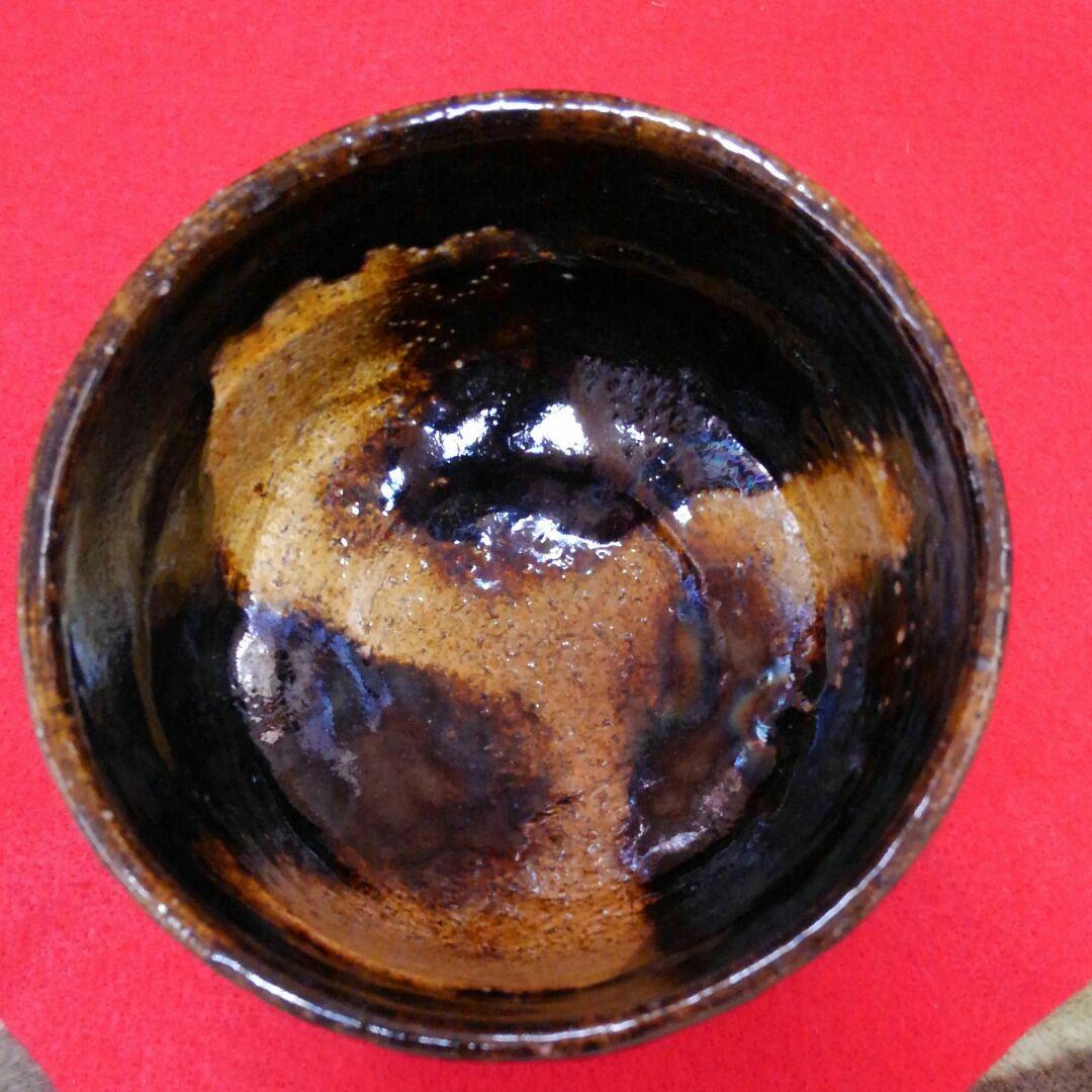 飴釉楽茶碗
