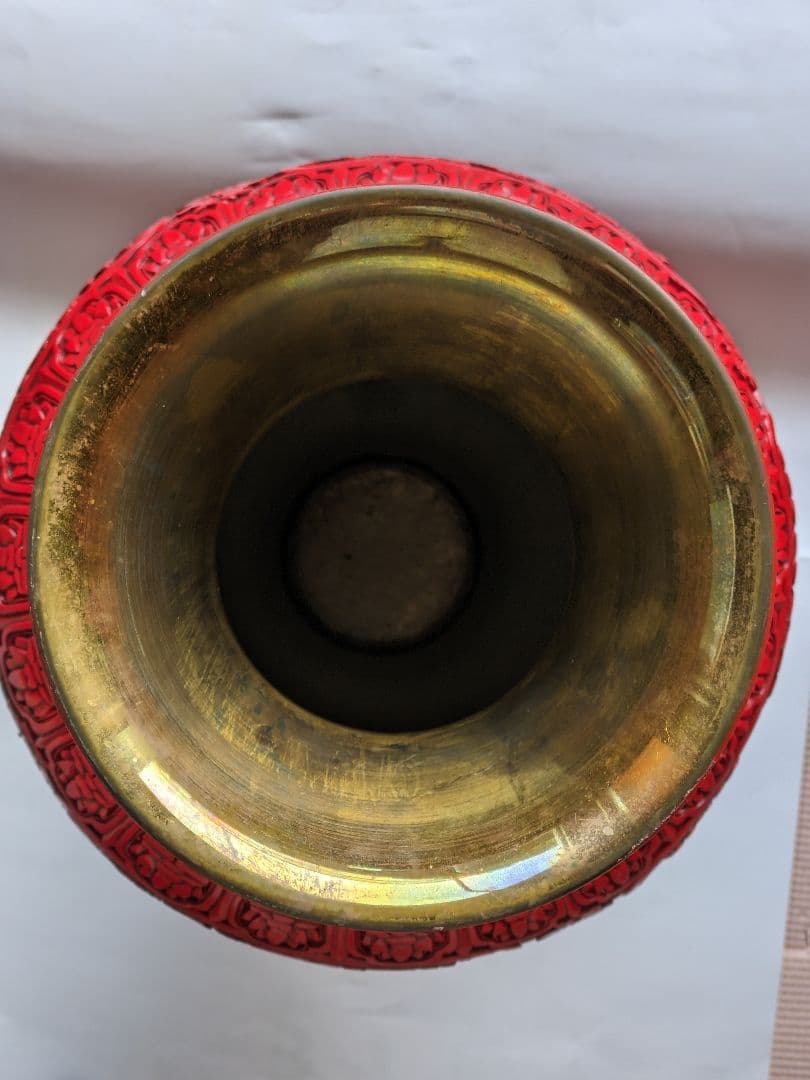 ♦中国美術伝統工芸品 楼閣図 瓶 置物 飾り ディスプレイ 骨董品