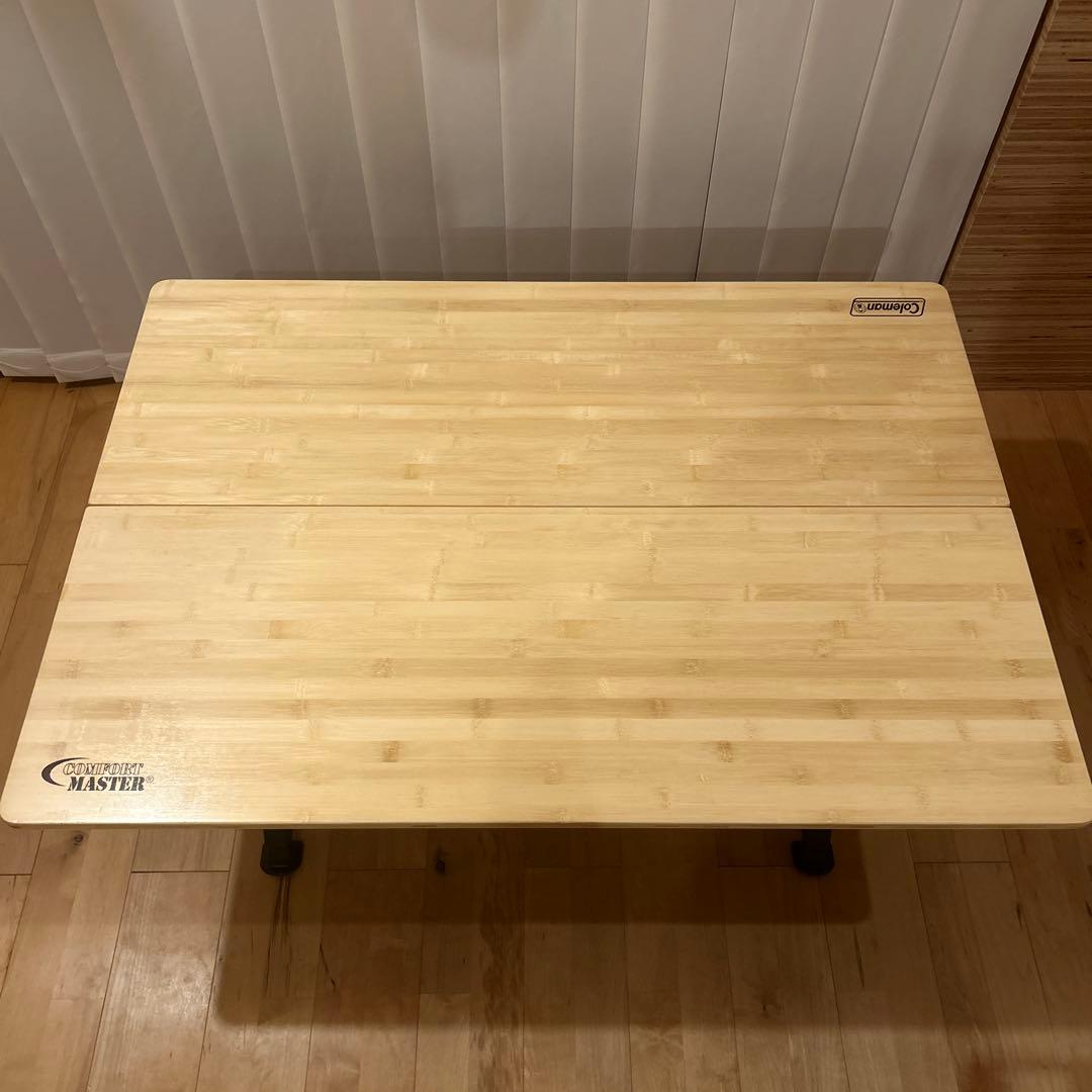 【美品】 コールマン バンブーラウンジテーブル/100 マスターシリーズ