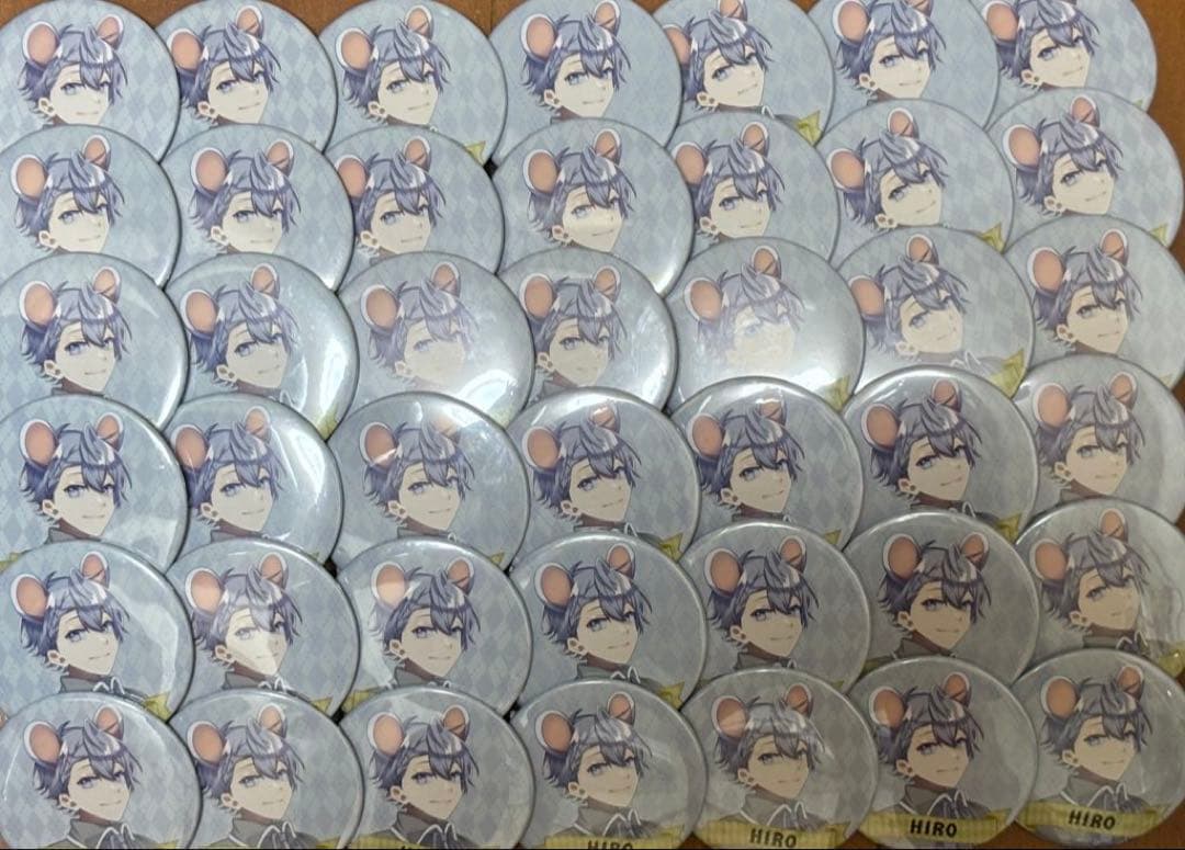 からぴち ヒロ ワンダーランド缶バッジ カラフルピーチ