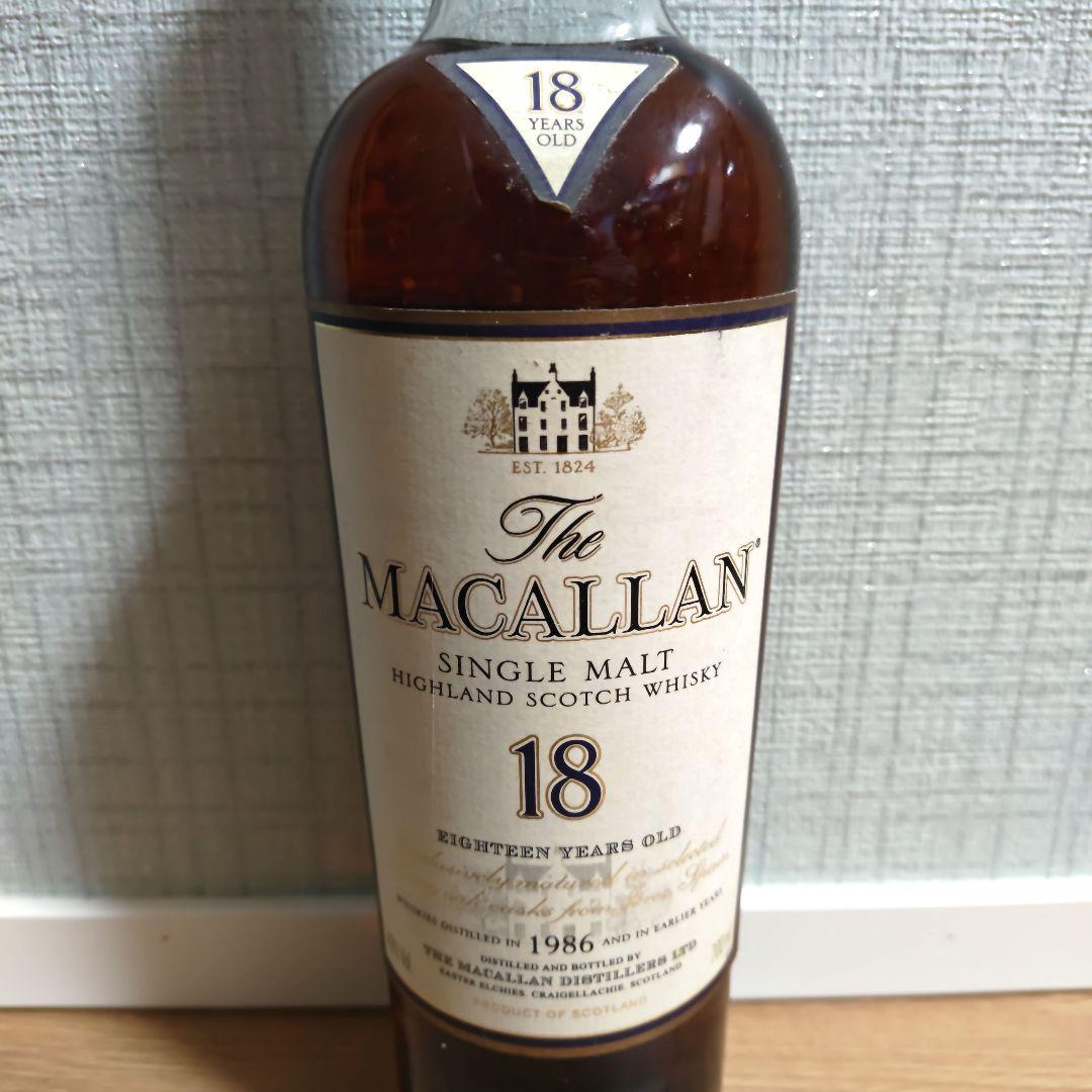 マッカラン 18年 1986年 700ml