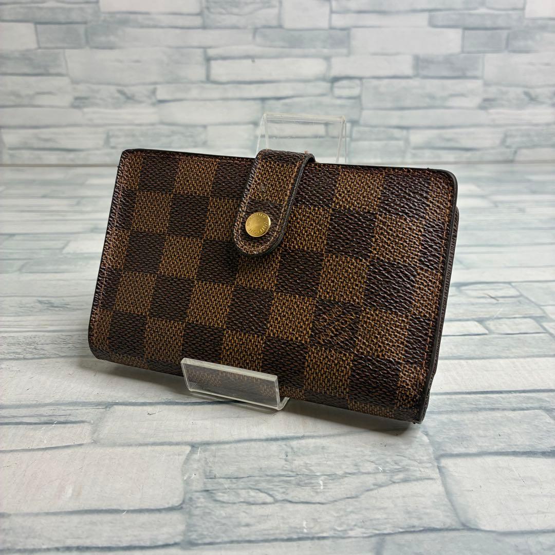極美品　55 LOUIS VUITTON ルイヴィトン 二つ折り財布　がま口
