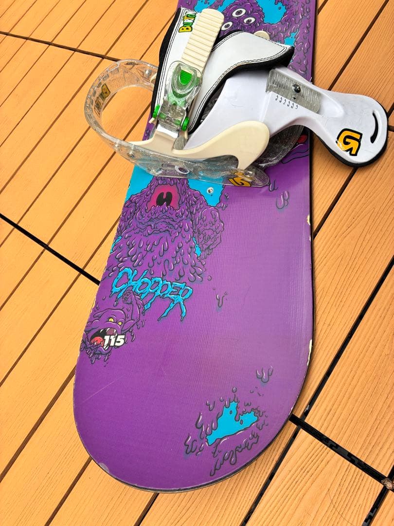 スノボー　BURTON 115cm ブーツセット　ソールガード付き