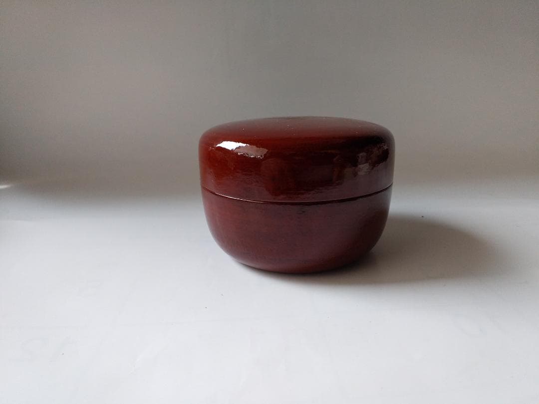 茶道具 茶器 輪島塗 撫子蒔絵 平棗 榎木盛 漆器 漆芸 共箱 共布 栞 新品