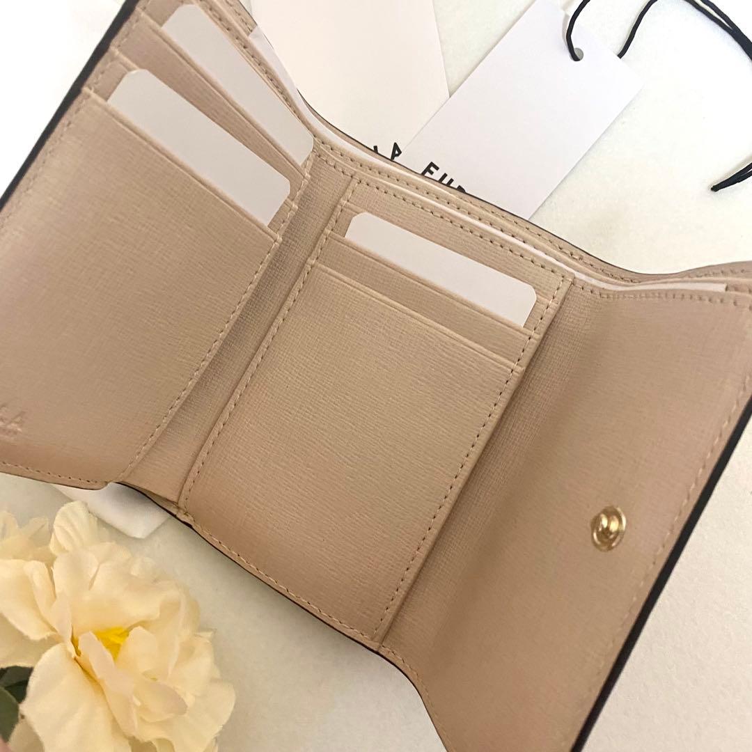 新品　正規品☆FURLA(フルラ) 折り財布　ピンク バニラ 三つ折り財布