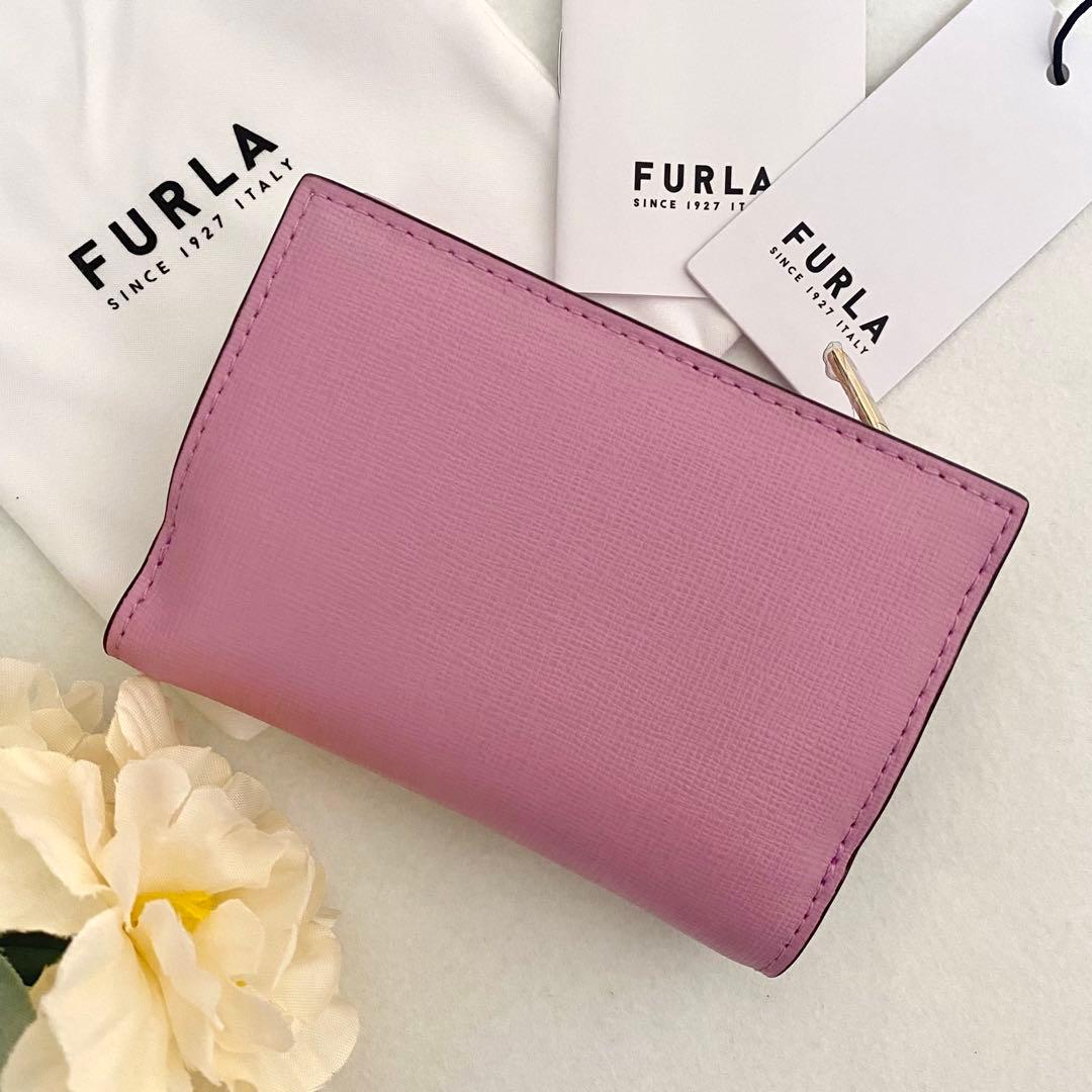 新品　正規品☆FURLA(フルラ) 折り財布　ピンク バニラ 三つ折り財布