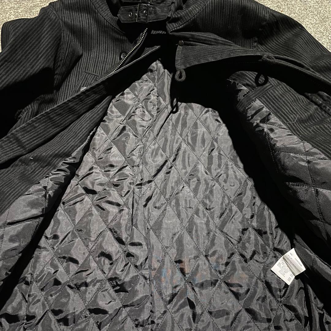 00s Y2K archive ファー コート 平成 お兄系 ダークコア M