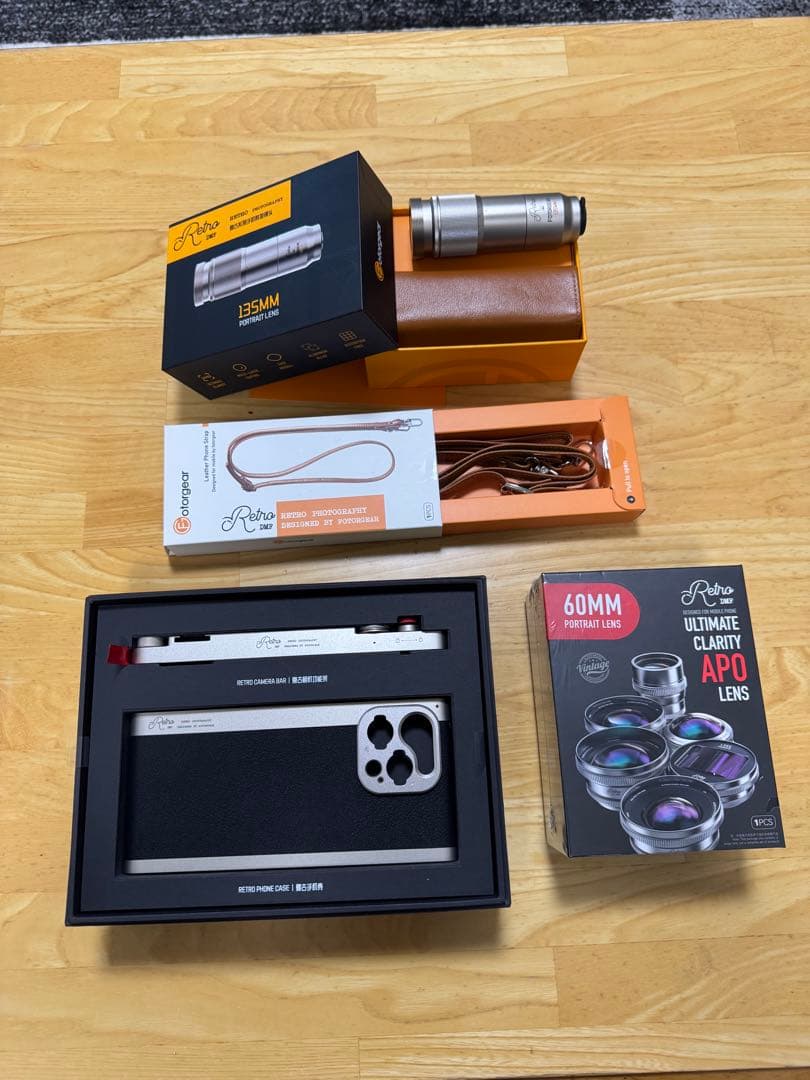 iPhone15ProMAX用ケース 135MM+60MMレンズセット