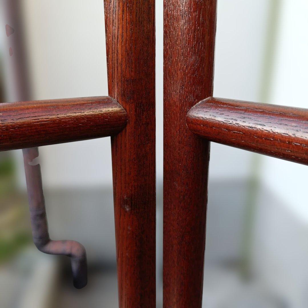 衣桁 服かけ ハンガー 180度回転 衣紋掛け 着物掛け 古道具 和家具