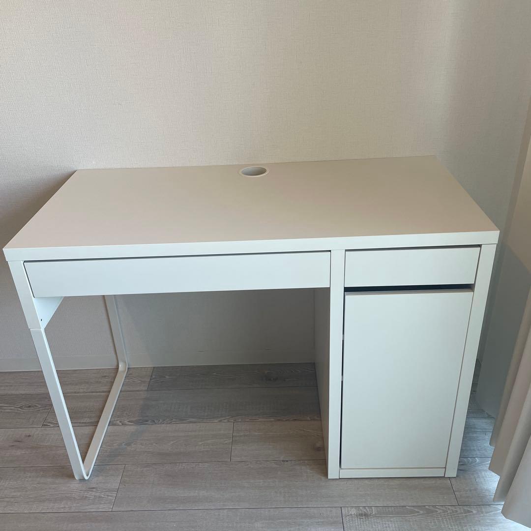 【IKEA】デスク（ホワイト）MICKE ミッケ