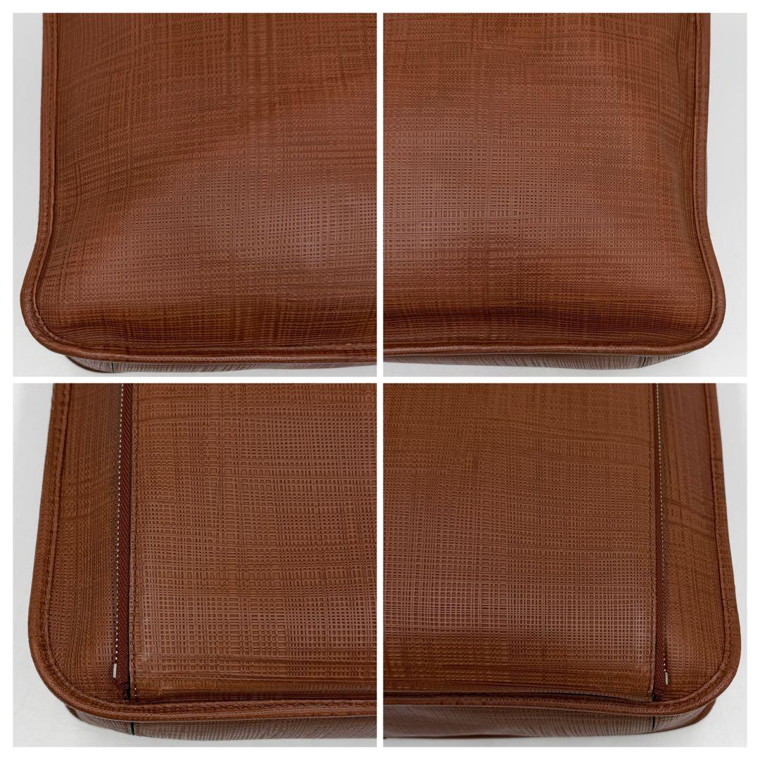 【専用】ロエベ ブリーフケース ニュートレド アナグラム レザー 現行 ブラウン