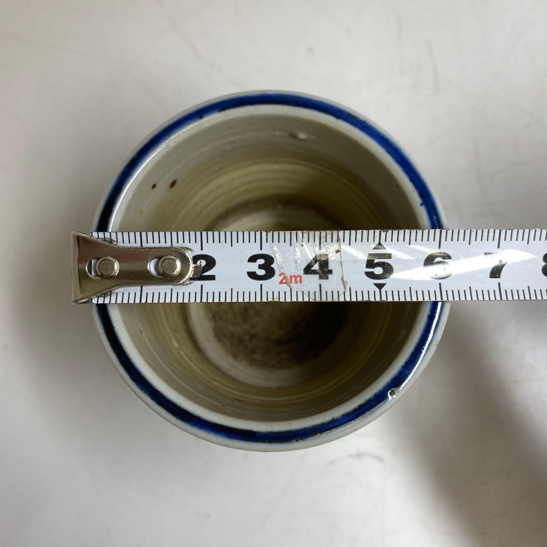 中国清朝時代　釉哀紅筆入筒　高さ6.8㎝　トヒチ　東な8-0121☆2F