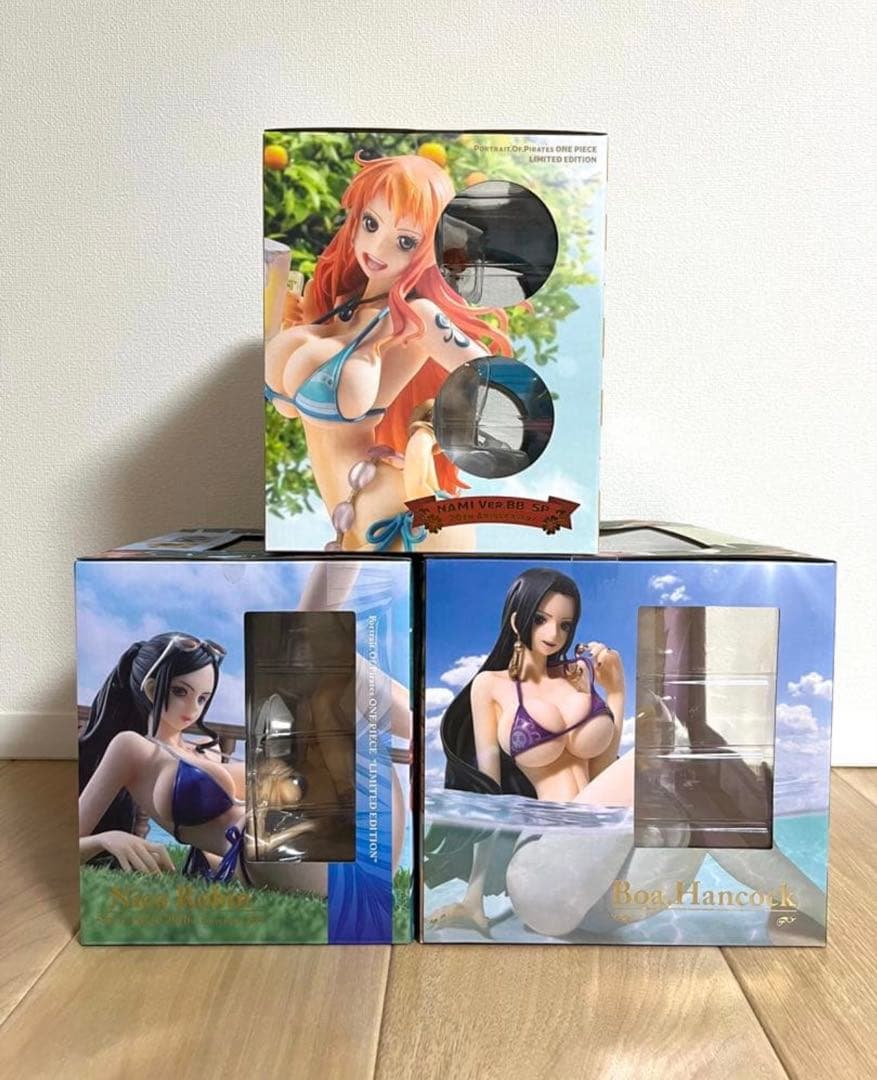 P.O.Pワンピース Ver.BB 20th ナミ ロビン ハンコック