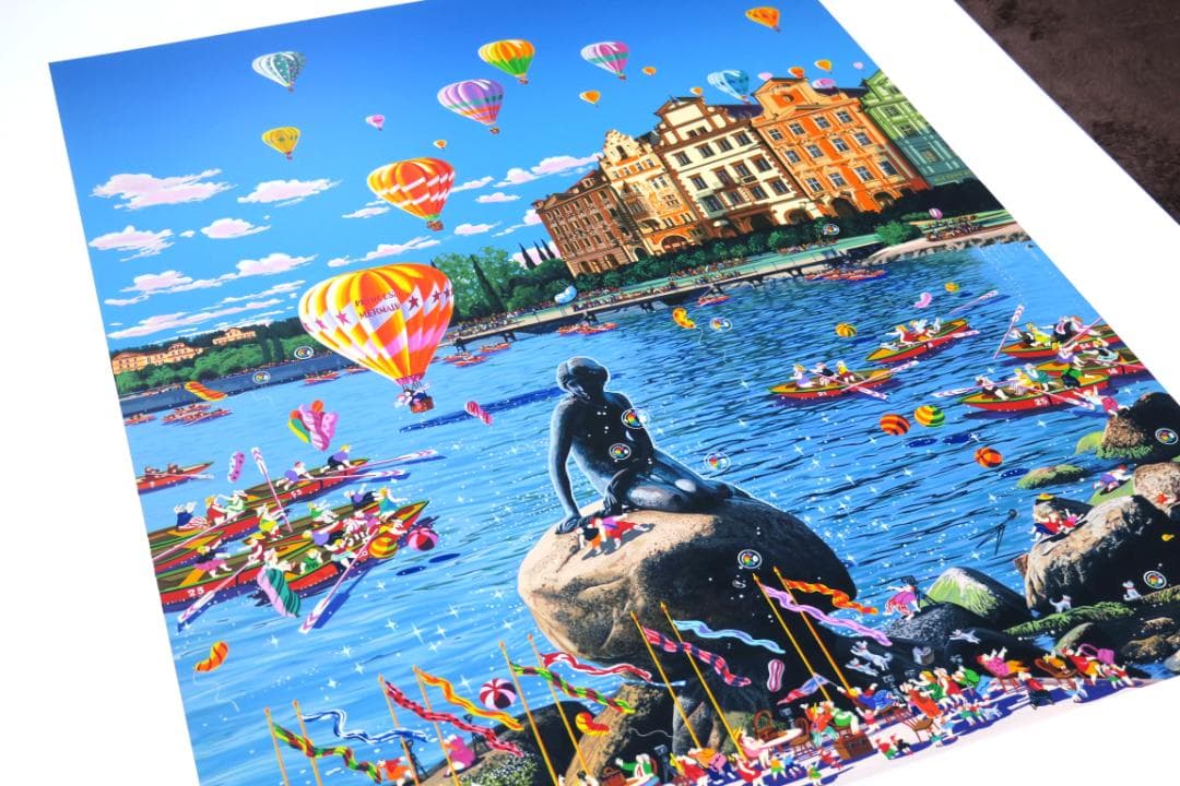 【ヒロ・ヤマガタ】　プリンセスマーメイド　シルクスクリーンシート　山形博導