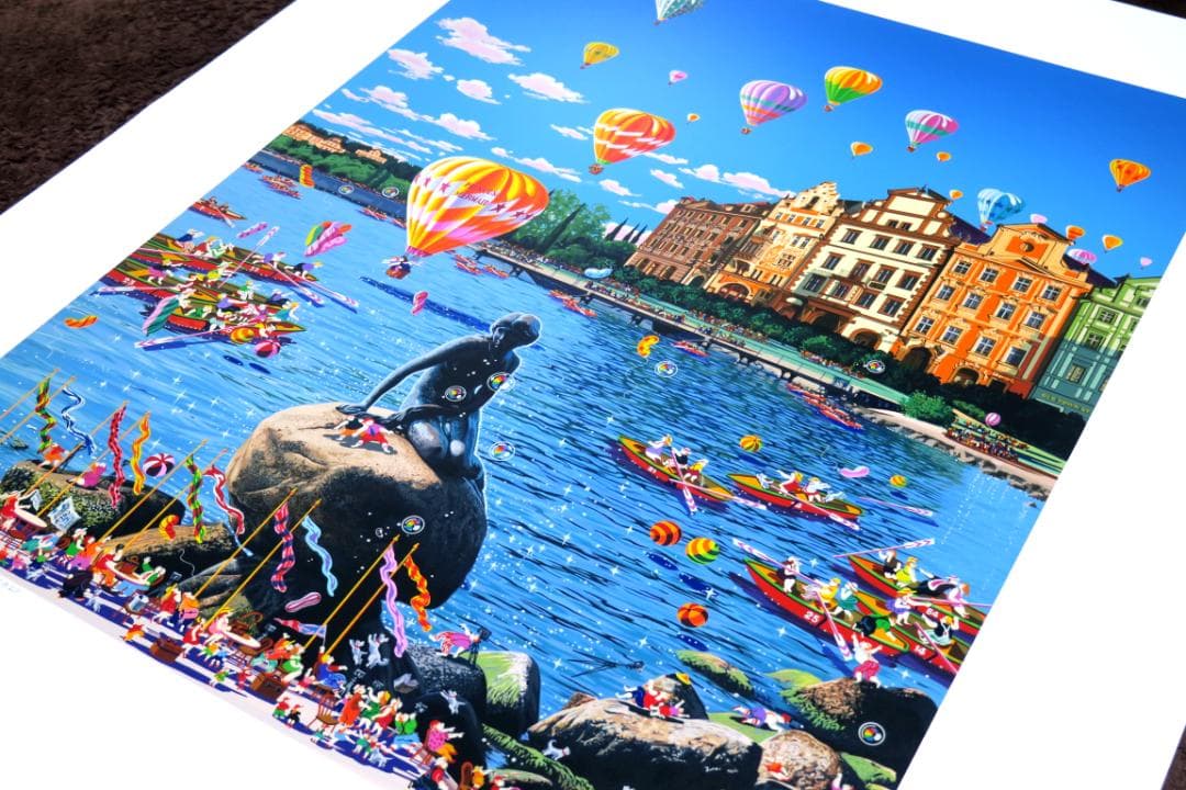 【ヒロ・ヤマガタ】　プリンセスマーメイド　シルクスクリーンシート　山形博導