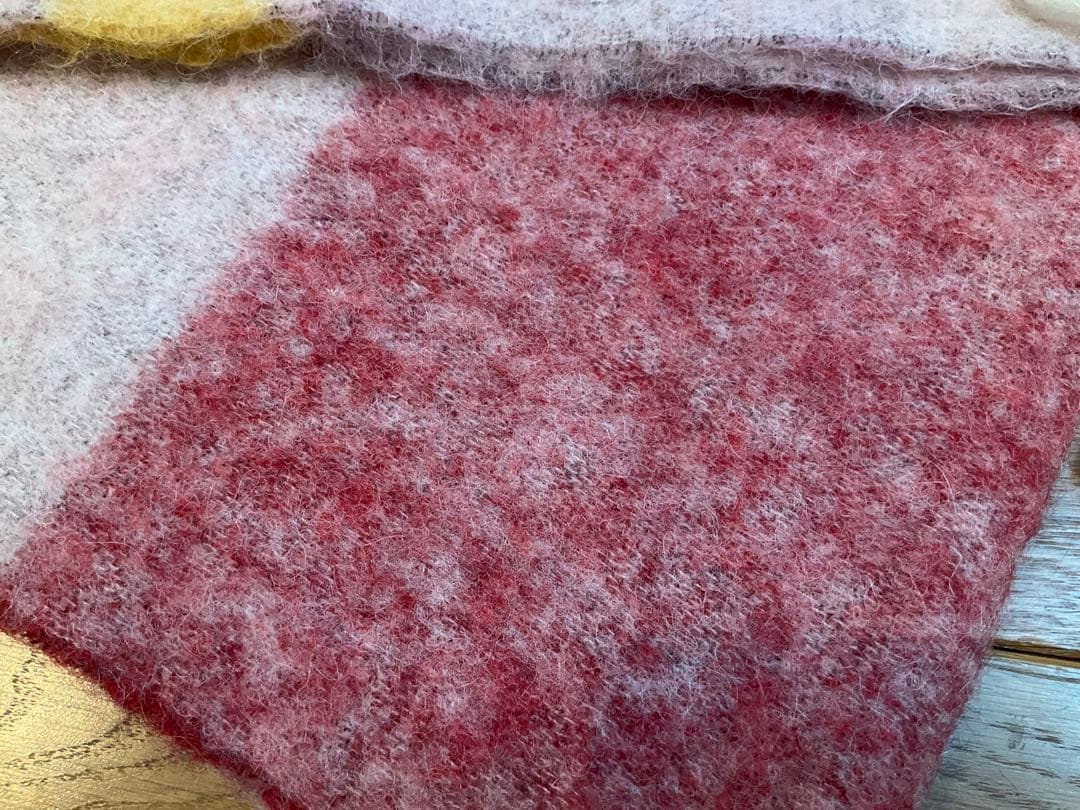 ◾️廃盤カラー◾️MARNI マルニ◾️フリンジマフラー◾️アルパカ×モヘア