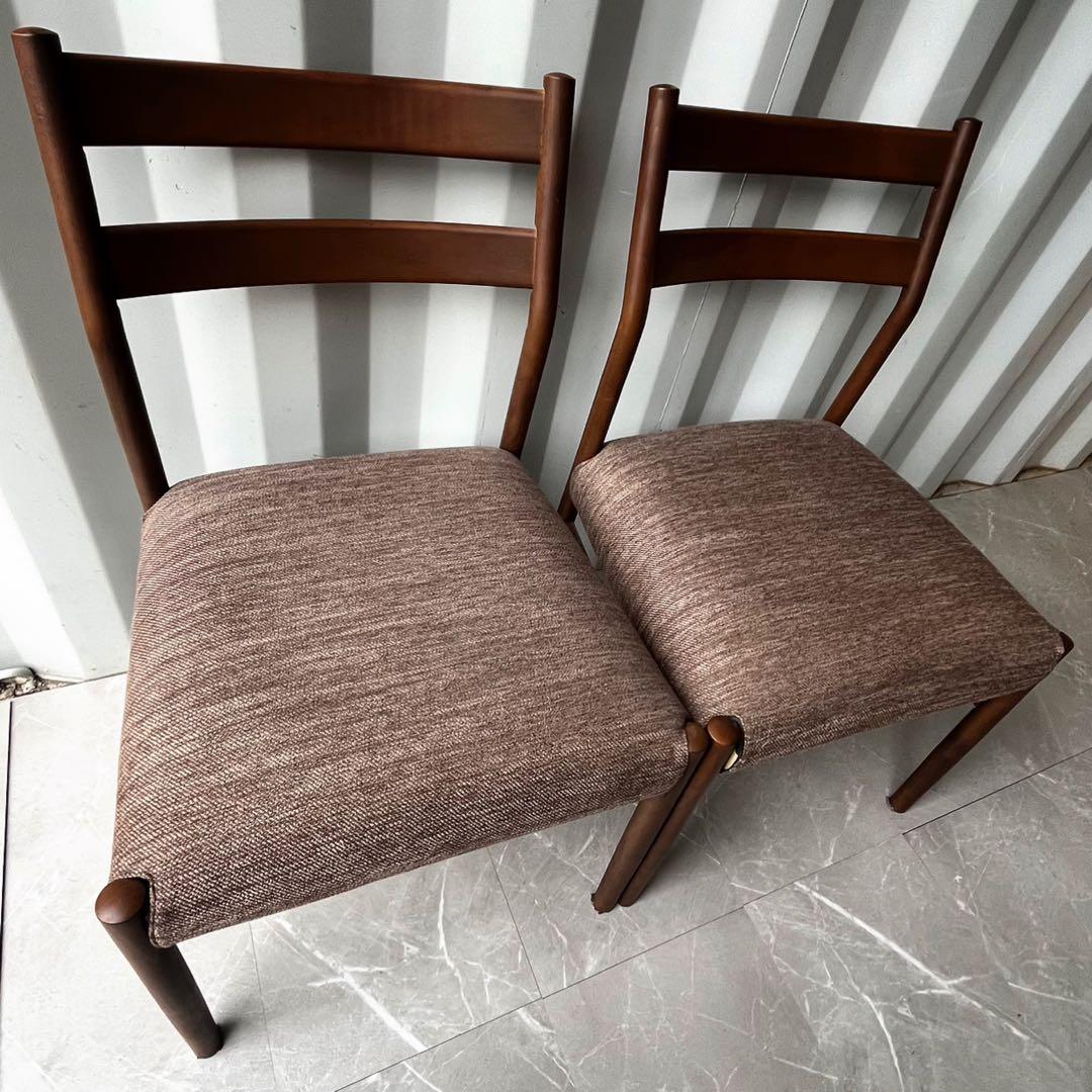 取付無料！ニトリ nコレクション 天然木北欧風おしゃれブラウンダイニングセット✨