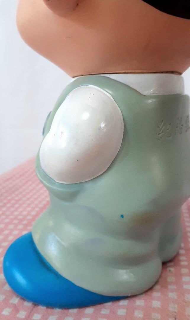 希少当時物【昭和レトロ】紀陽銀行　キヨー坊や　ソフビ貯金箱　フィギュア