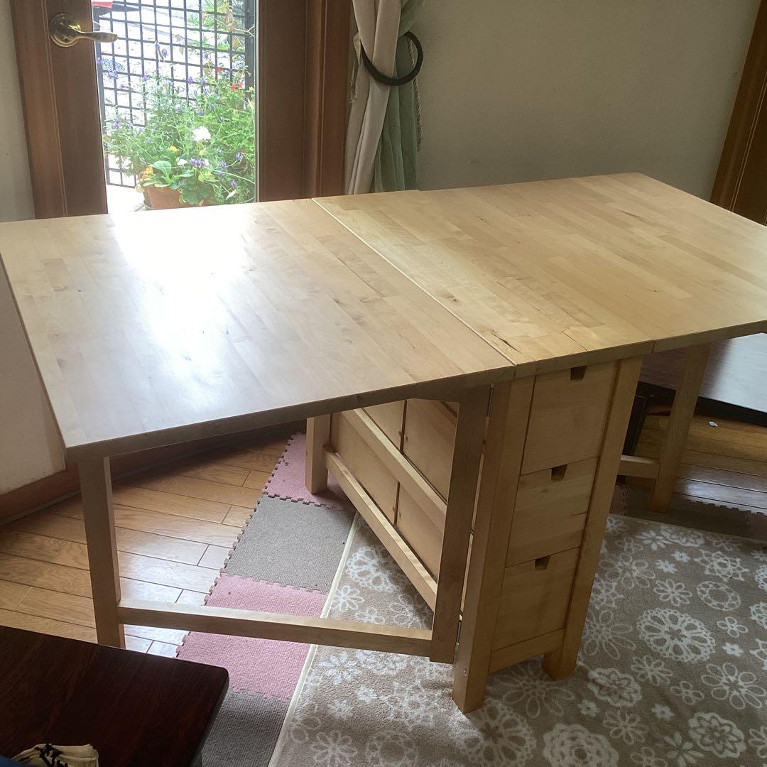 イケア折りたたみゲートレックテーブル