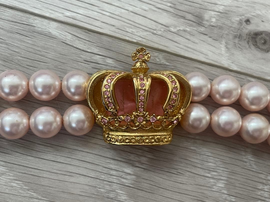 王冠パールウォッチ ジーザスディアマンテ 時計　ブレスレット