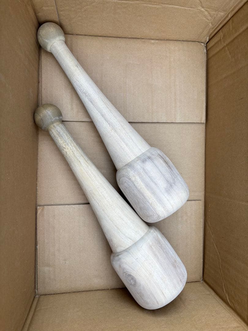 木製 大太鼓用バチ 2本セット　①