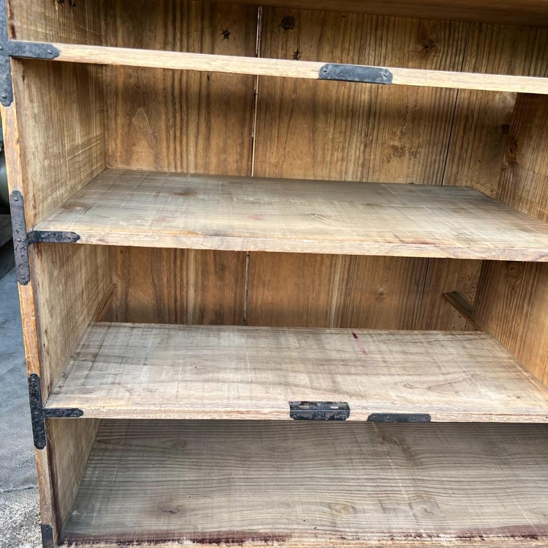 【旧家より】　桐箪笥　年代物　使用感・痛み・金具破損あり　【たのメル便♪】