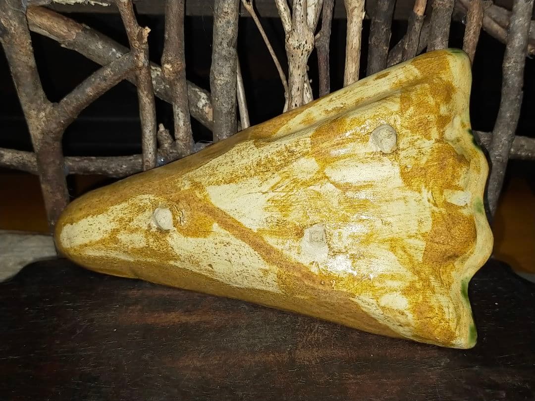 ♥織部　向付　古陶　皿　骨董　古玩