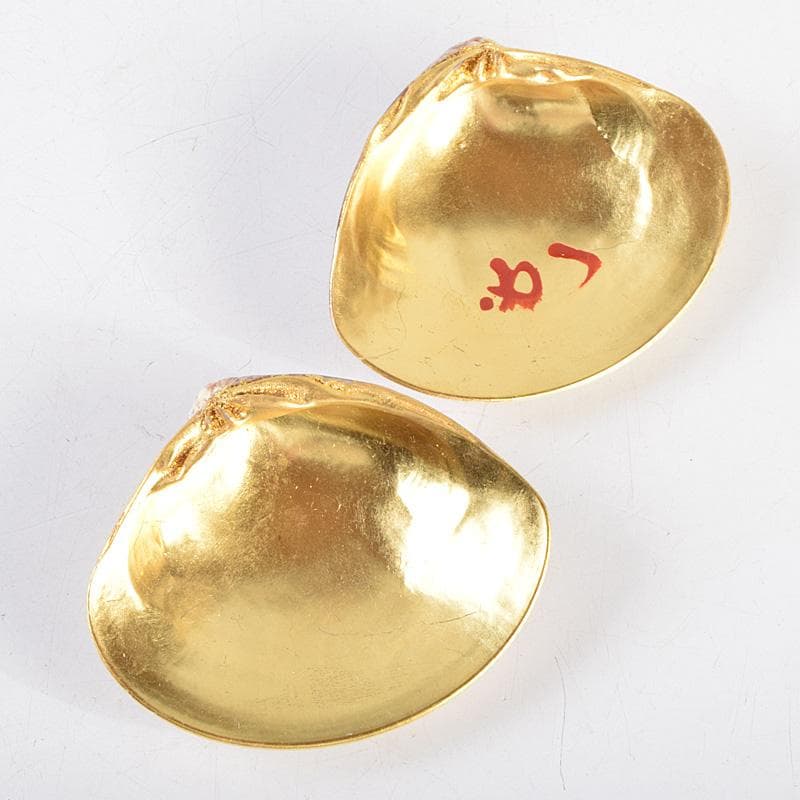 茶道具　宗廣工房　道場宗廣作　蛤香合　堀内宗完(兼中斎)極め箱　M　R9307