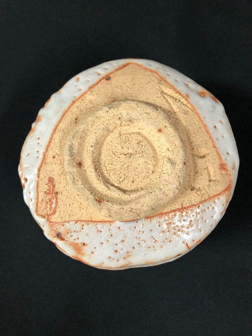 奥磯太覚＊志野茶碗＊陶芸品＊美濃焼＊茶碗