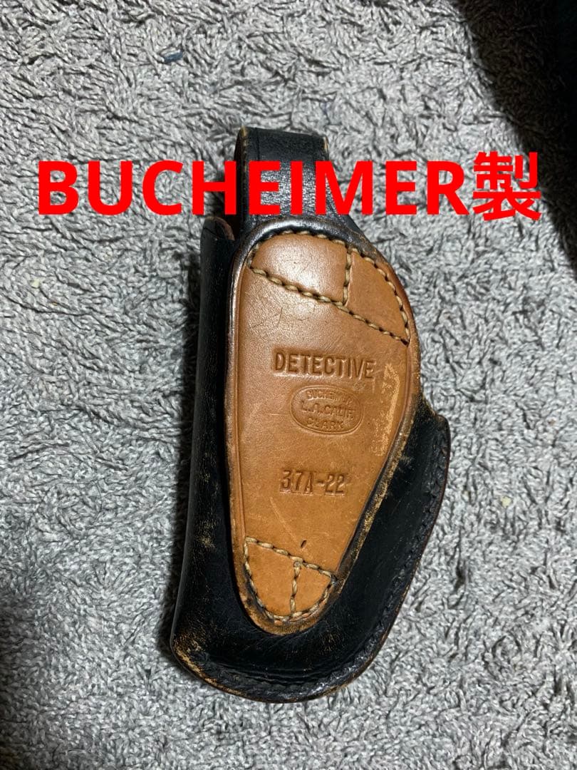 BUCHEIMER DETECTIVE 37A-22 ホルスター。