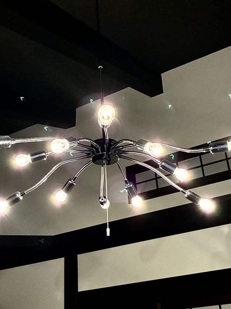 値下12灯天井照明インダストリアルデザイナーズ シャンデリアリビングペンダント吊