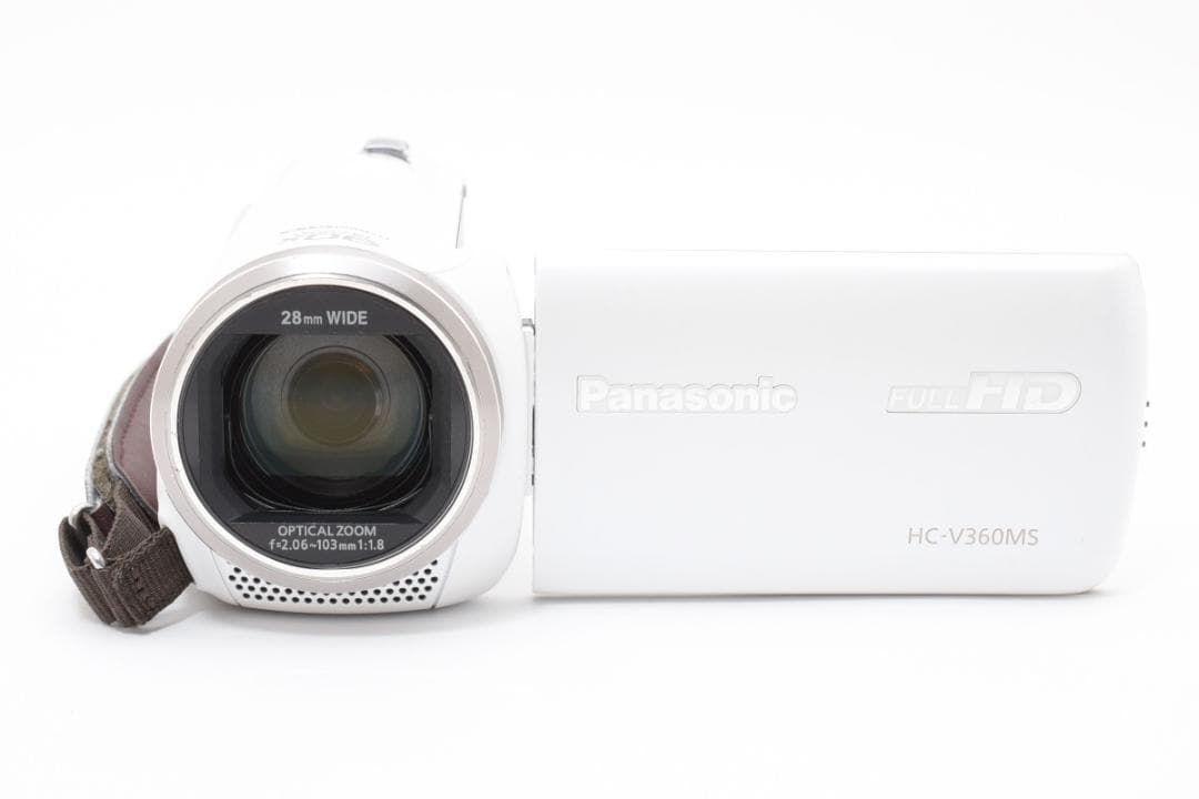 【美品】Panasonic ビデオカメラ HC-V360MS ホワイト