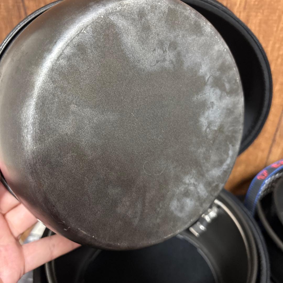 トランギア ストームクッカーL・ブラックバージョン 専用ケース付き