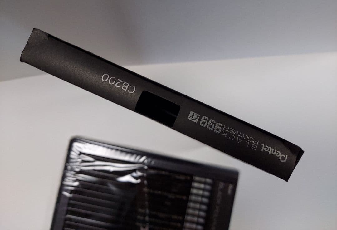 Pentel BLACK POLYMER 999α 4B 鉛筆 レトロ鉛筆