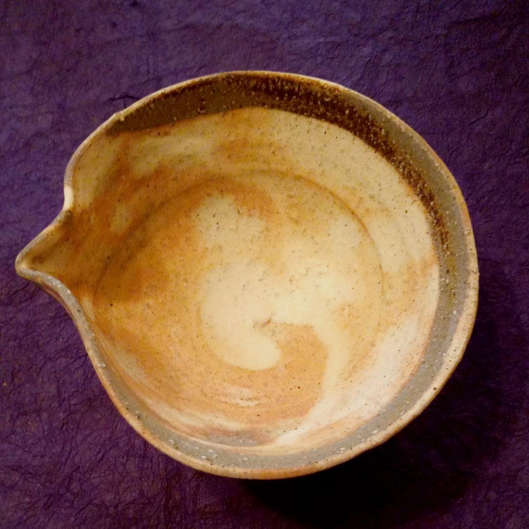 信楽焼　登窯粉引桜色片口中鉢5客揃い