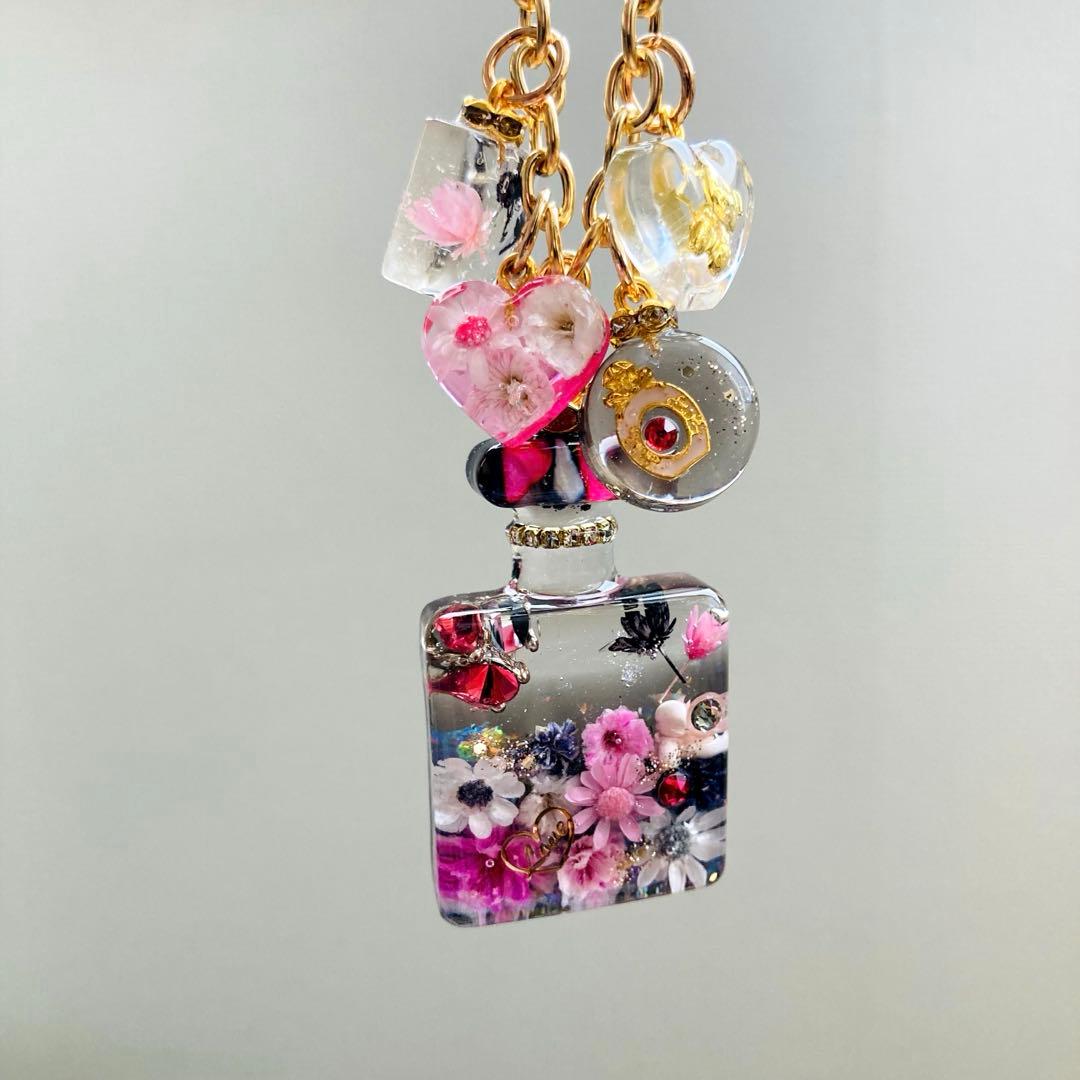 ☆Fivepeacelove☆ページ　名入れチャームレジンキーホルダー5点