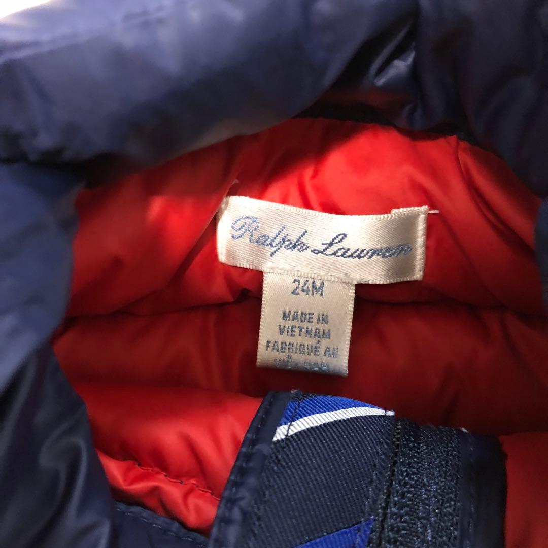 （美品）ラルフローレン　ダウン　24M