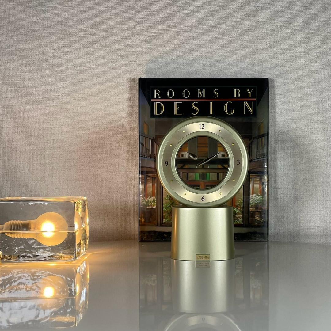 美品 MASTER ミステリークロック ゴールド 置き時計 日新堂 オブジェ