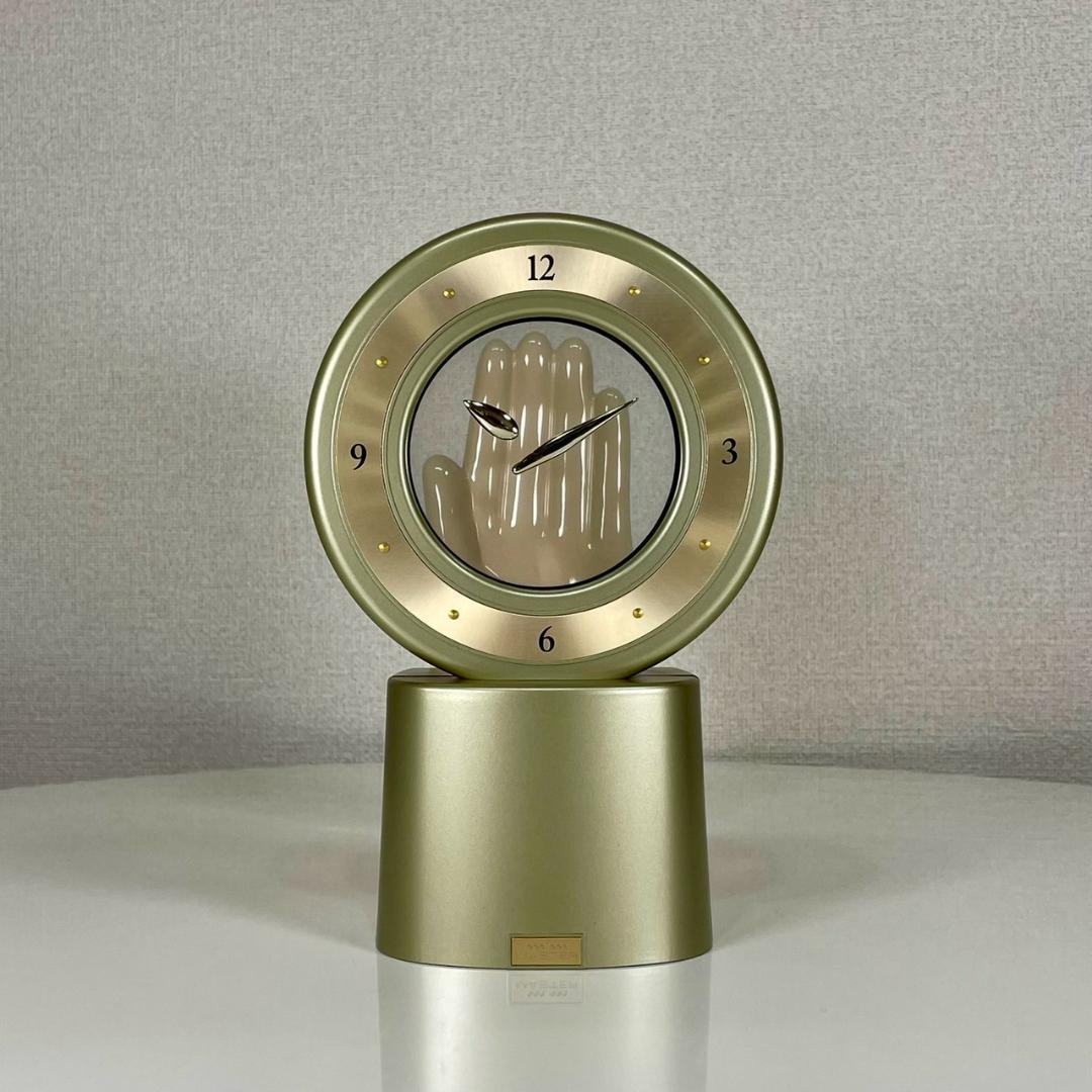 美品 MASTER ミステリークロック ゴールド 置き時計 日新堂 オブジェ