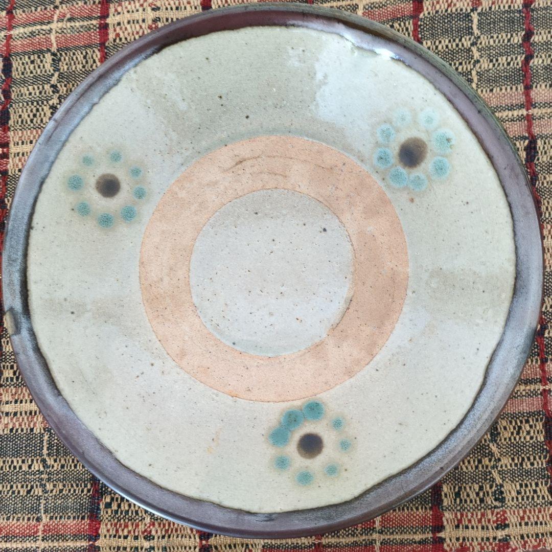 【再値下げ】【人間国宝】濱田庄司　益子焼　青文打皿