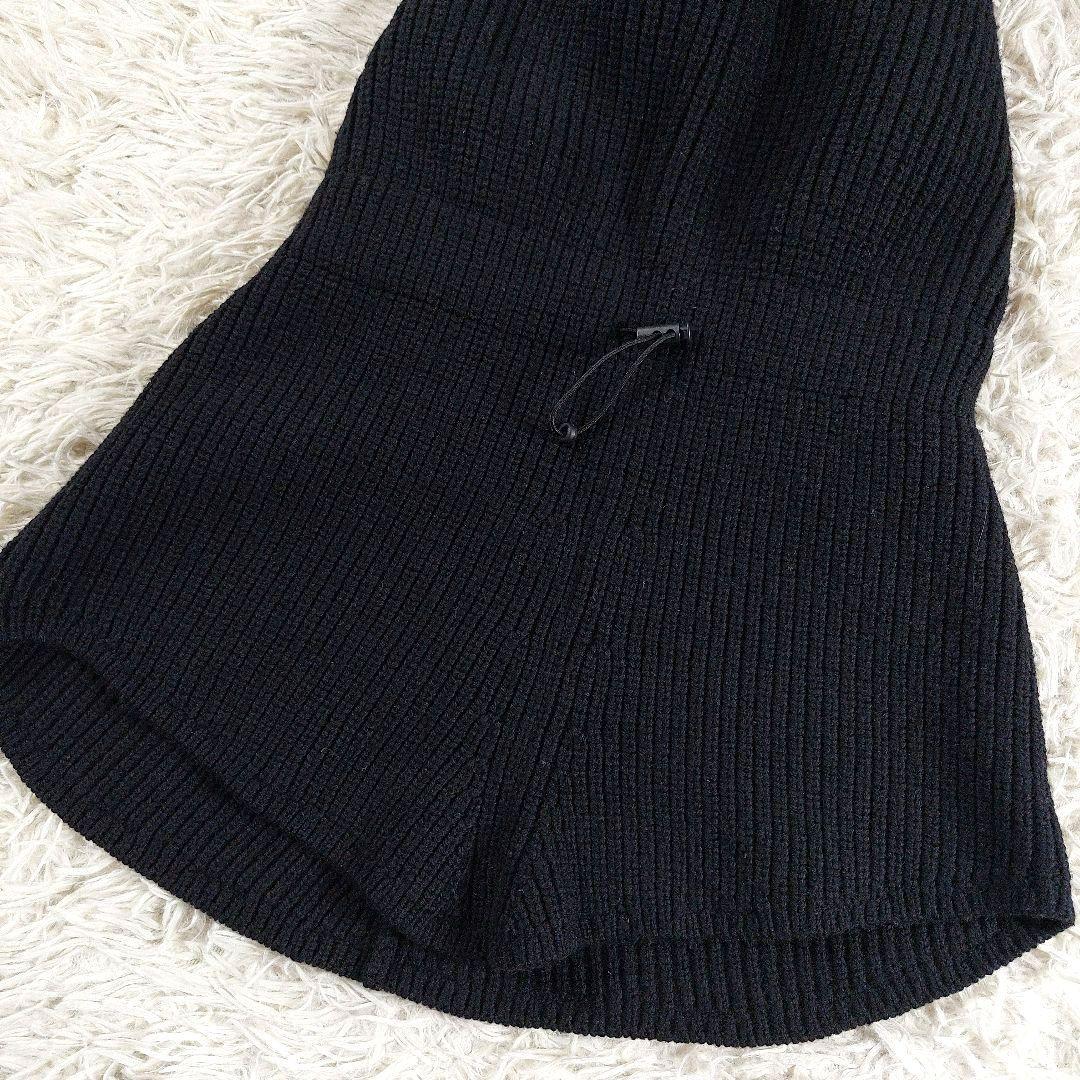 美品 YOKE 23AW 近年モデル ニット バラクラバ ビッグフード ブラック