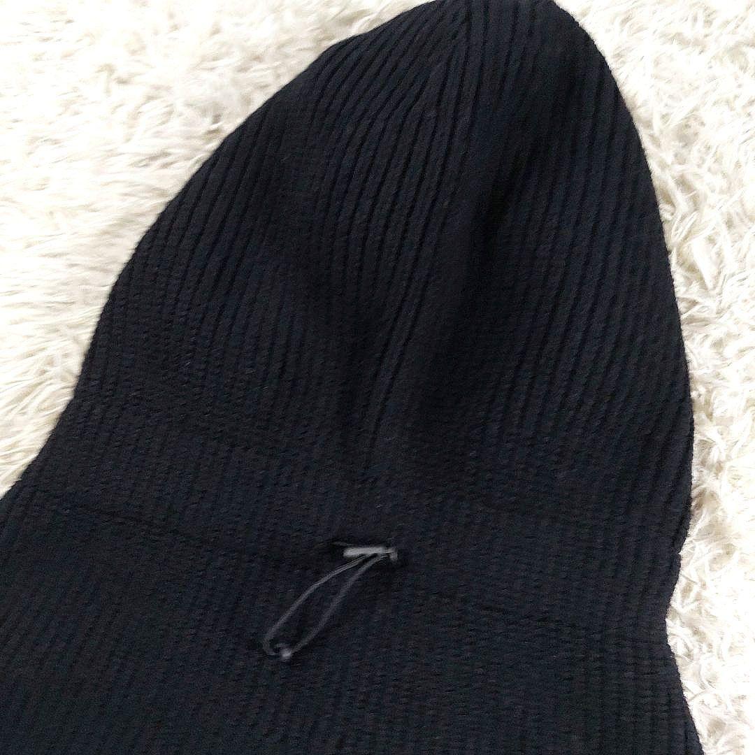 美品 YOKE 23AW 近年モデル ニット バラクラバ ビッグフード ブラック