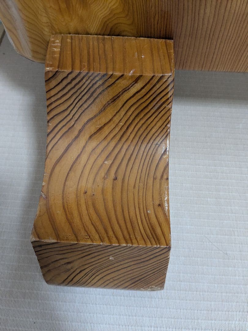 自然な木目 102cm 置物 1枚板