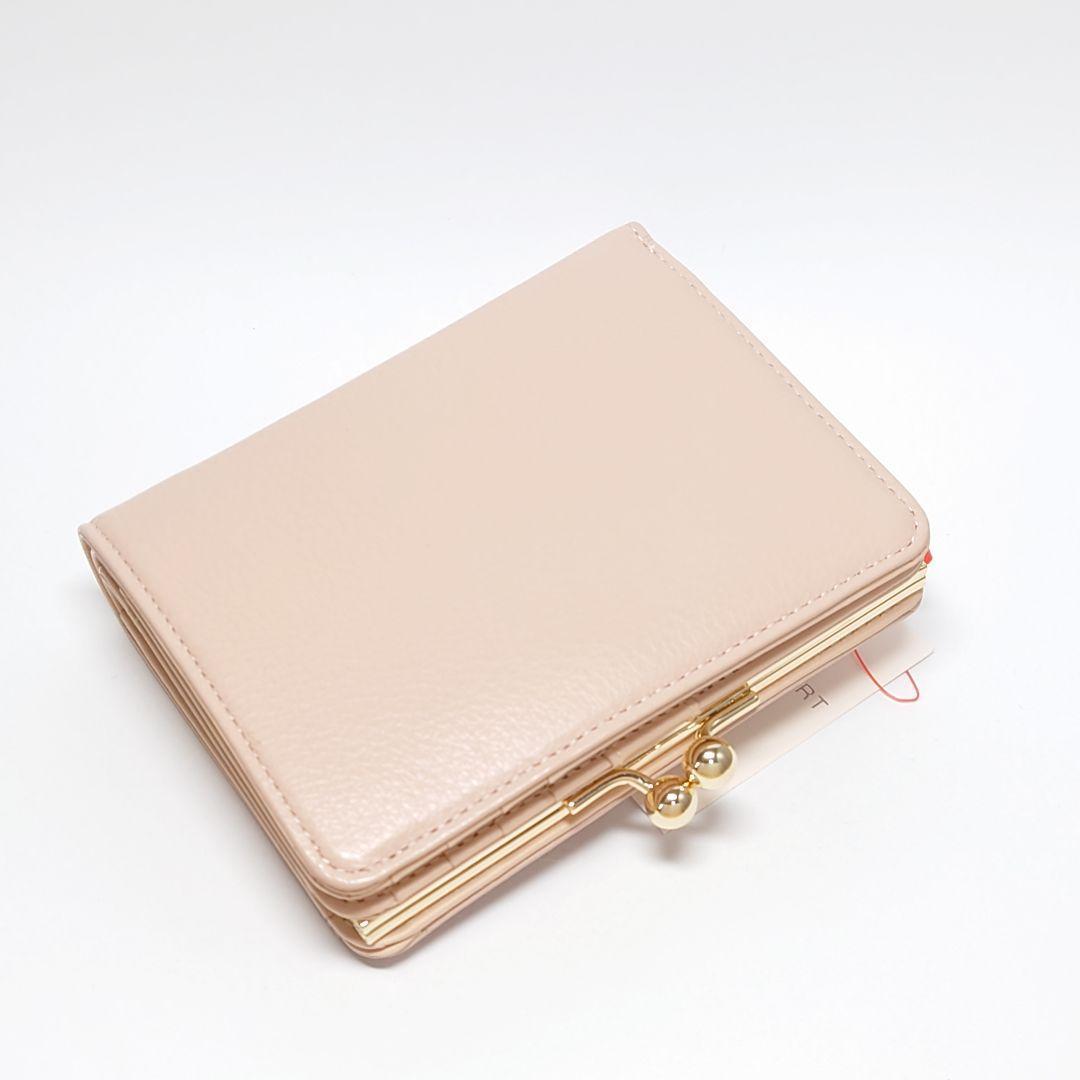 【新品タグ付き】ジルスチュアート がま口リボン折り財布 ピンク