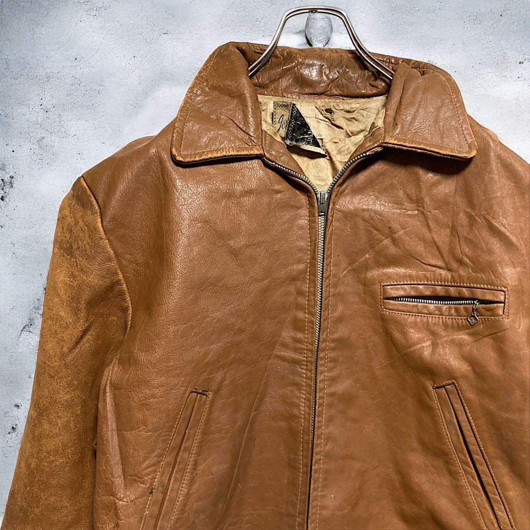 ATYE レザー ジャケット 古着 40s ~ 50s 60s 茶色 ACME