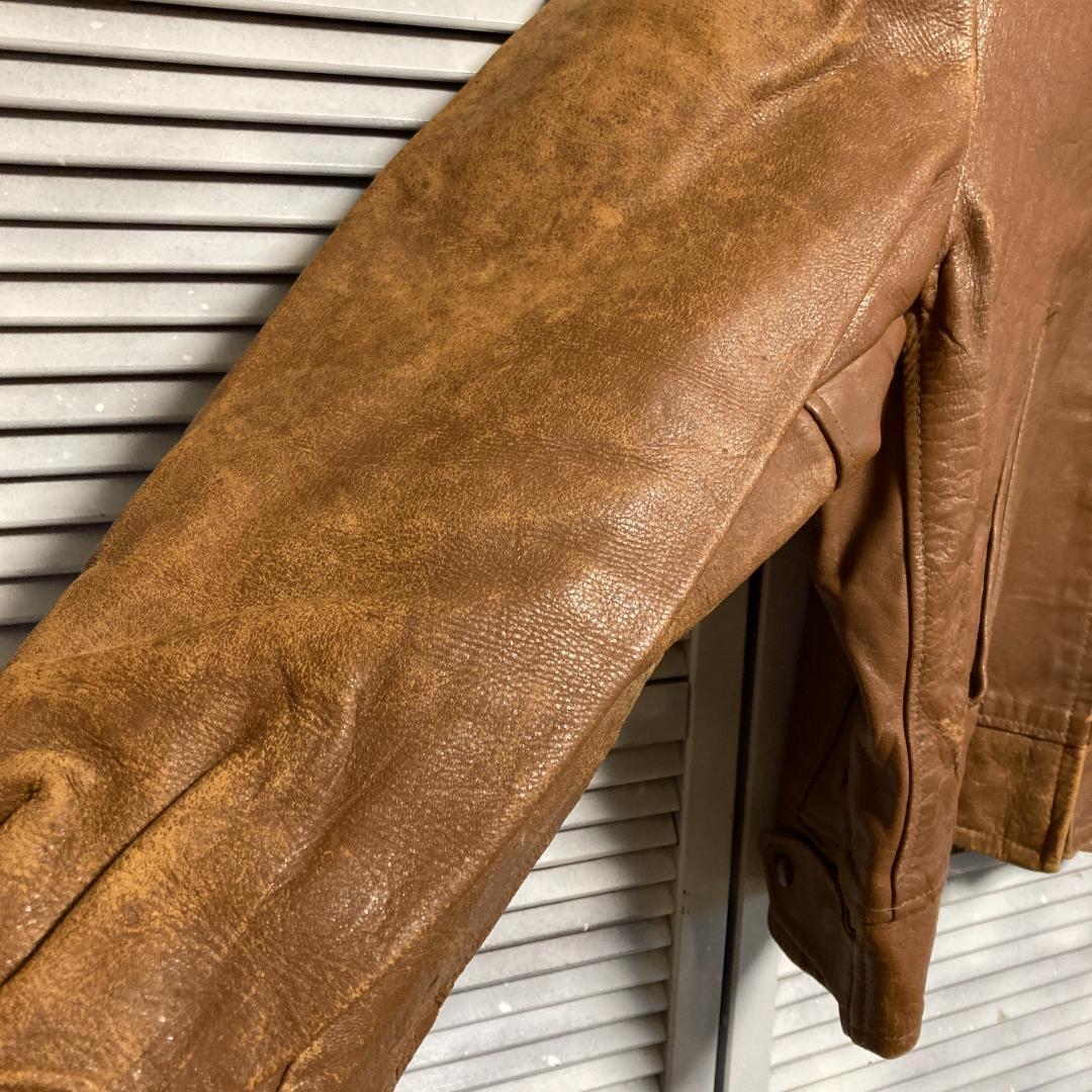 ATYE レザー ジャケット 古着 40s ~ 50s 60s 茶色 ACME
