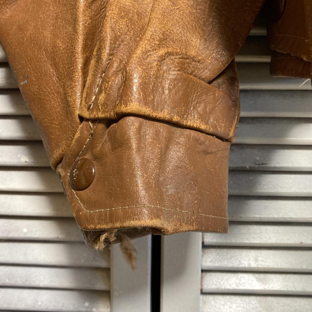 ATYE レザー ジャケット 古着 40s ~ 50s 60s 茶色 ACME