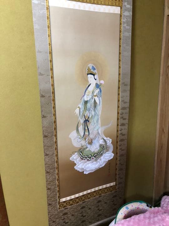 掛け軸！雲上聖観音